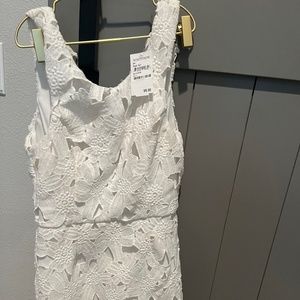ASTR the label white crochet dress